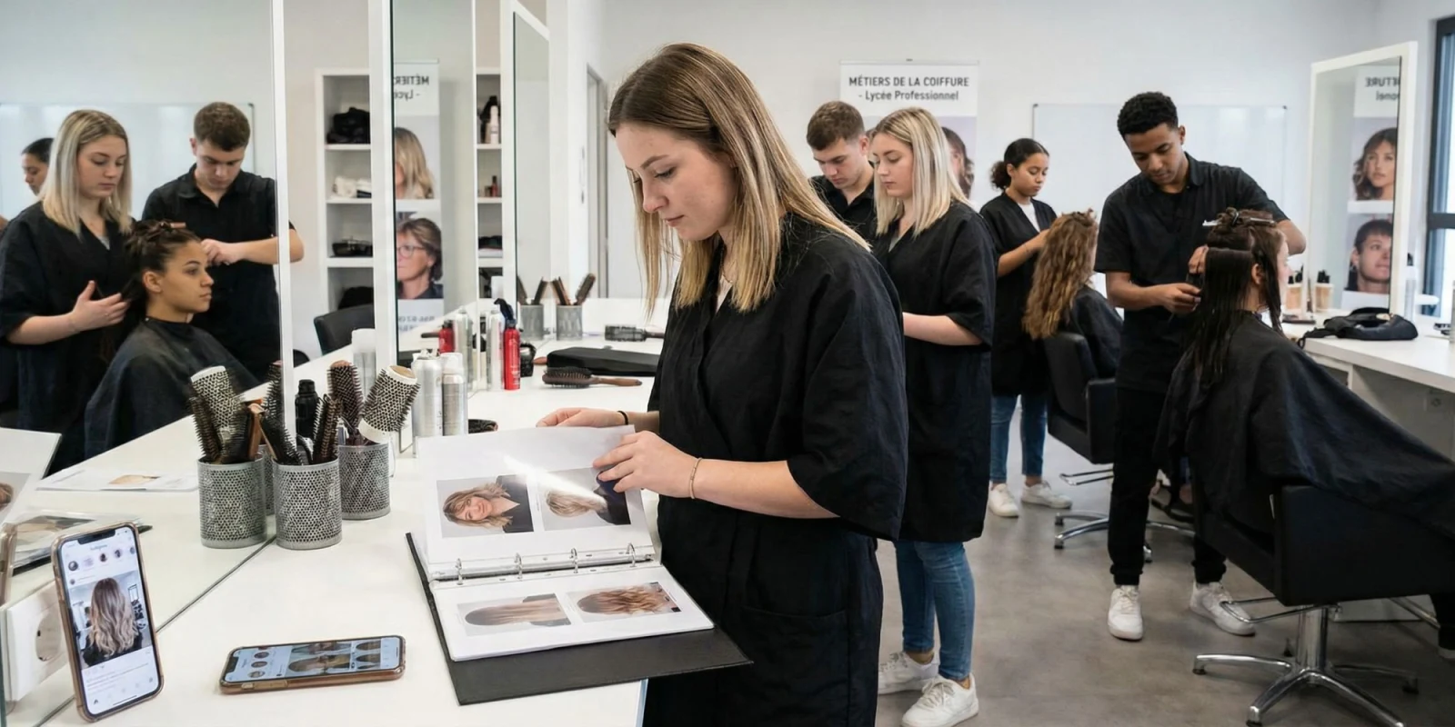 Portfolio Coiffure en Bac Pro : Créer un Book Professionnel Percutant Portfolio Coiffure en Bac Pro : Créer un Book Professionnel Percutant