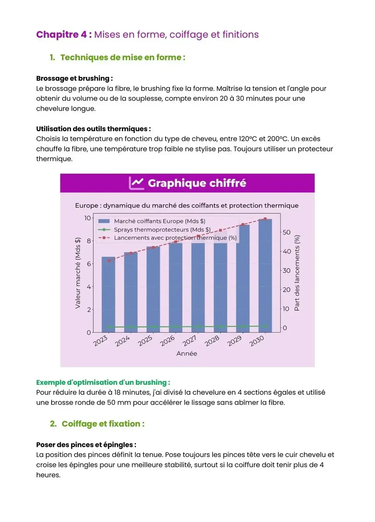 Example Fiche de Révision Bac Pro Coiffure