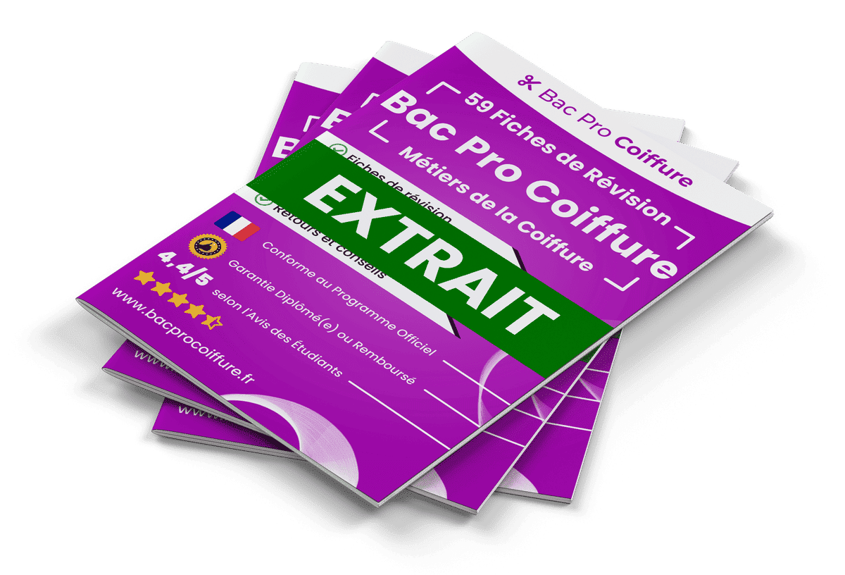 15 Fiches Révision gratuites Bac Pro Coiffure